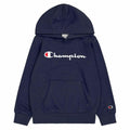 Herren Sweater mit Kapuze Champion Blau Marineblau