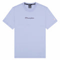 Short Sleeve T-Shirt Champion Crewneck M Purple