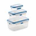 3 Lunchbox-Set SP Berner super lock rechteckig Durchsichtig Kunststoff (3 Stück)