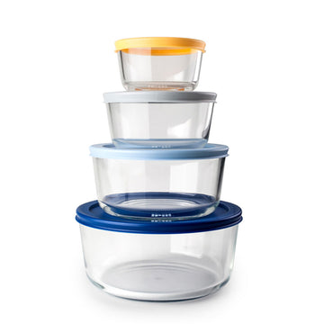 4 Lunchbox-Set Ibili Durchsichtig Kunststoff (4 Stück)