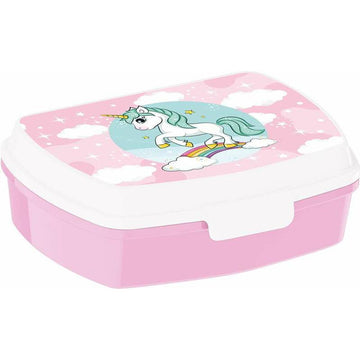 Lunch box Stor Pink polypropylene Unicorn Rectangular