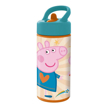 Water bottle Peppa Pig Having Fun Light Pink 410 ml Plastic