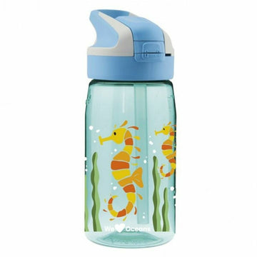 Wasserflasche Laken Summit Sea Horse Blau Aquamarin (0,45 L)