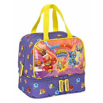 Thermal Lunchbox SuperThings Guardians of Kazoom Yellow Purple 20 x 20 x 15 cm