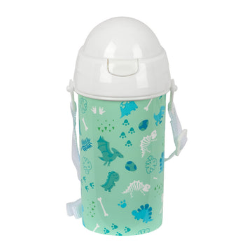 Wasserflasche Safta Dino grün PVC 500 ml