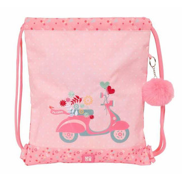 Rucksacktasche mit Bändern Safta 35 x 40 x 1 cm