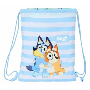 Rucksacktasche mit Bändern Bluey Sisters 26 x 34 x 1 cm