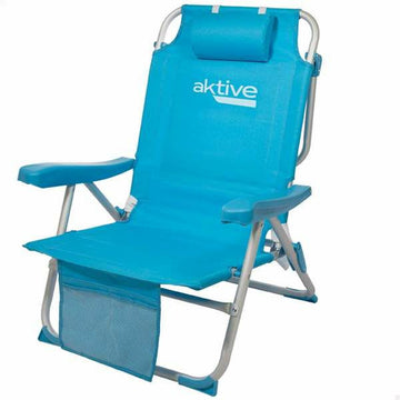 Gepolsterte Campingstuhl Aktive 49 x 58 x 80 cm