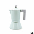 Cafetière Italienne Quid Ozon Vert Métal 6 Tasses (6 Unités)