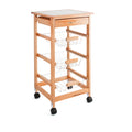 Mehrzweckwagen Quid Garbo Braun Holz 37 x 37 x 76 cm