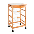 Multi-purpose Cart Quid Garbo Brown Wood 47 x 37 x 76 cm
