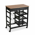 Vegetable trolley Versa BK MDF Wood (37 x 76 x 66 cm)