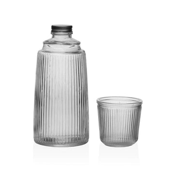 Water bottle Versa Glass Aluminium 10,3 x 26 x 10,3 cm