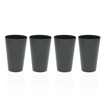 Pot for Kitchen Utensils Versa Polyethylene RPET 13,8 cm 4 Pieces