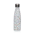 Water bottle Versa Dotty Steel 7 x 27 x 7 cm