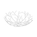 Coupe à fruits Versa Blanc Métal Acier 30 x 9 x 30 cm