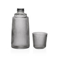 Water bottle Versa Black Glass Aluminium 10,3 x 26 x 10,3 cm