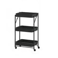 Vegetable trolley Versa Black Metal
