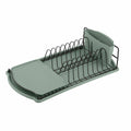 Draining Rack for Kitchen Sink DKD Home Decor Metal PP Light Green (47,5 x 26,5 x 11 cm)