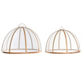 Plate cover Home ESPRIT Bamboo 35 x 35 x 22 cm