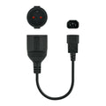 C14 to Schuko Power Cord NANOCABLE 10.22.0901