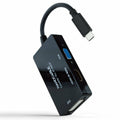 USB-C to VGA/HDMI/DVI Adapter NANOCABLE 10.16.4301-ALL 20 cm Black