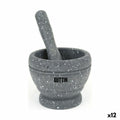 Küchenmörser Quttin Kunststoff 11 x 9 cm Schwarz (12 Stück)