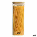 Bocal Quttin Bambou Carré 2,15 L 10,2 x 28 cm (12 Unités)