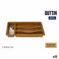 Besteckkasten Quttin 20 x 36 cm Thermoplastischer Kunststoff (12 Stück)