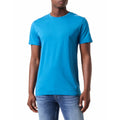 Herren Kurzarm-T-Shirt Joluvi Combed Cotton Blau
