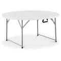 Marbueno Klapptisch Resina Weiß D.122x74 cm Catering, Strand und Camping 10530