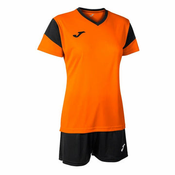 Sports Outfit for Women Joma Sport Phoenix Black Multicolour 2 Pieces