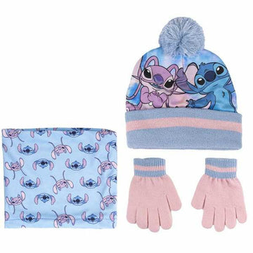 Bonnet, Gants et Echarpe Stitch 3 Pièces