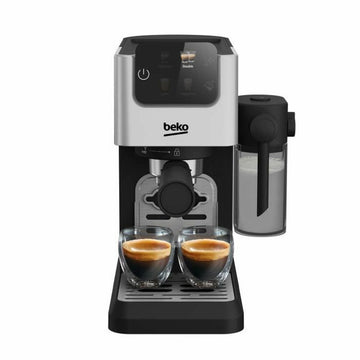 Kapsel-Kaffeemaschine BEKO CEP5304X Silberfarben 15 bar 1,1 L