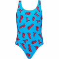 Maillot de Bain Fille Puma Bleu Eau
