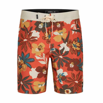 Men’s Bathing Costume O'Neill Hyperfreak Mysto Scallop 19 Red 19"