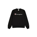 Herren Sweater ohne Kapuze Champion CREWNECK SWEATSHIRT 220254 NBK Schwarz