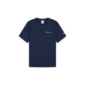 Herren Kurzarm-T-Shirt Champion CHAMPION SS TEE 220264 NNY Marineblau