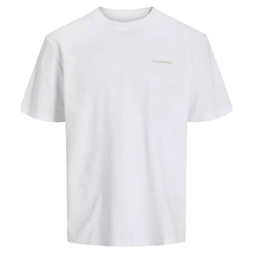 Herren Kurzarm-T-Shirt Jack & Jones JCOPACER BACK PRINT TEE 12273297 Weiß