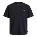 Herren Kurzarm-T-Shirt Jack & Jones JCOPACER BACK PRINT TEE 12273297 Schwarz