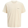 Herren Kurzarm-T-Shirt Jack & Jones JORSPLIT BACK TEE 12272996 Weiß