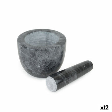 Mortier de cuisine Quttin Granite 10 x 10 x 8 cm (12 Unités)