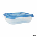 Set of lunch boxes Tontarelli Nuvola 1,15 L Blue Rectangular 3 Pieces (12 Units)