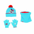 Bonnet, Gants et Echarpe Safta Bleu