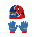 Bonnet et gants Safta Bleu Rouge