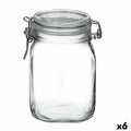 Glass Jar Bormioli Rocco Fido Transparent (6 Units)