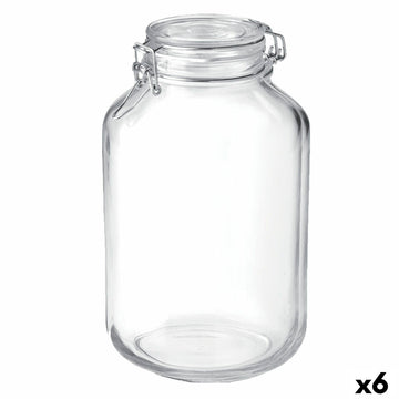 Glass Jar Bormioli Rocco Fido Transparent (6 Units)