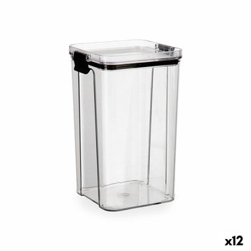 Récipient de Conservation des Aliments Quid Cocco Transparent 1,3 L (12 Unités)