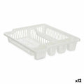 Draining Rack for Kitchen Sink Kinvara 2601405-2 White 46 x 8 x 37,5 cm (12 Units)