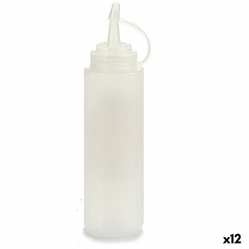 Pot à Sauces Transparent Plastique 200 ml (12 Unités)